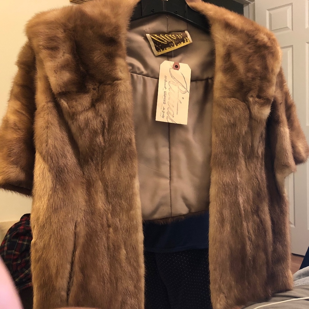 Vintage Mink Fur Stole